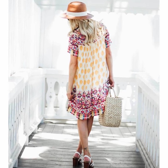 Anthropologie Tanvi Kedia Beaded Caltha Swing Dress Size XL - Picture 2 of 16